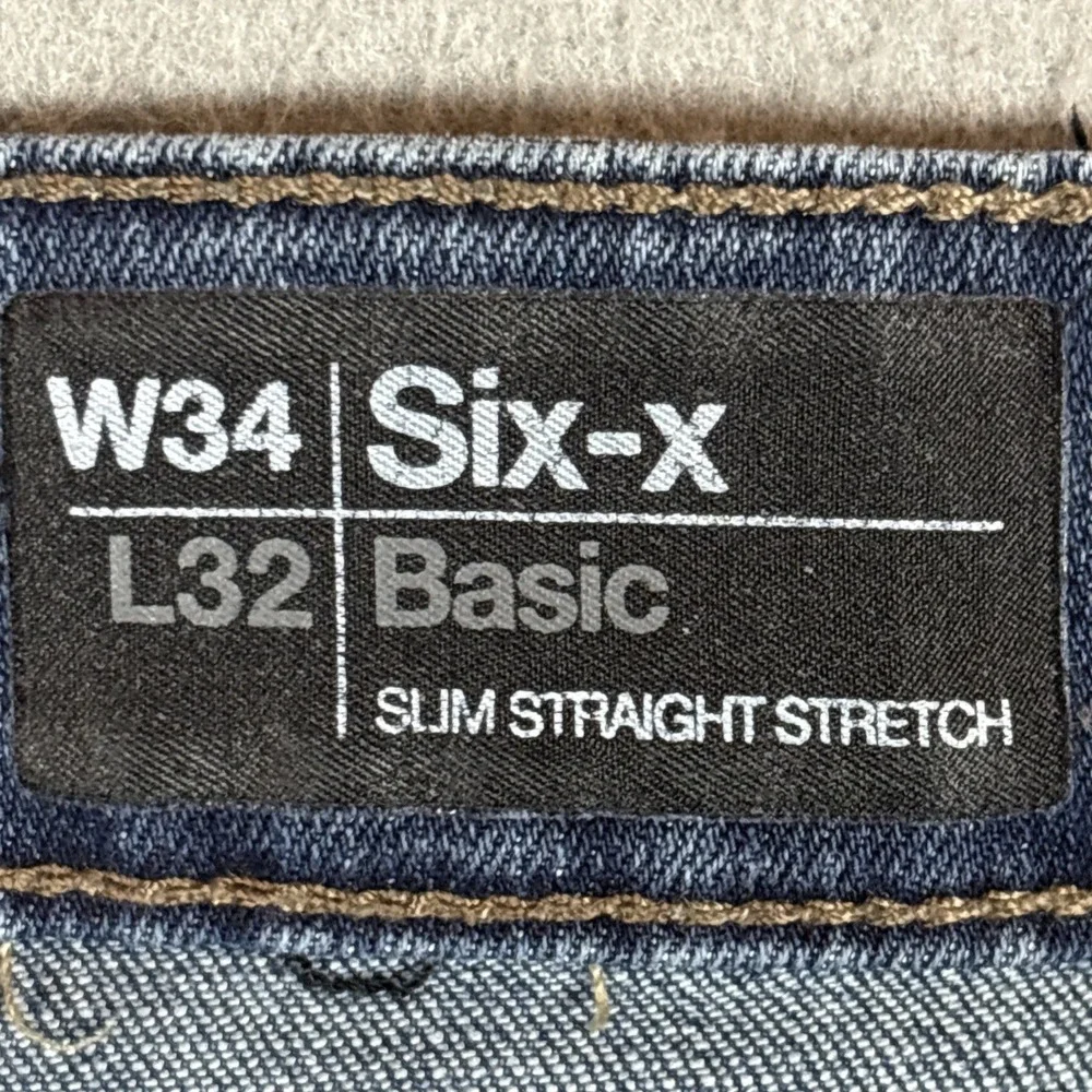 Buffalo David Bitton Six-x Slim Straight Stretch 34X32 Jean Men